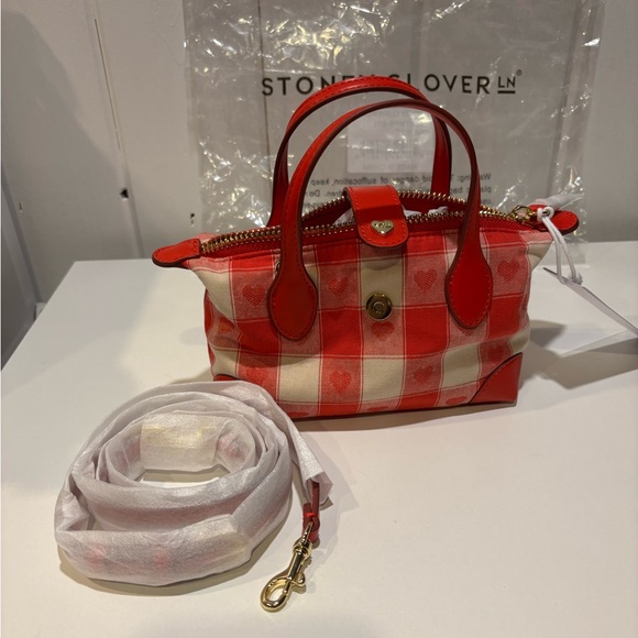 Stoney Clover Lane Pouchette Crossbody Bag 01 & Jumbo Scrunchie - Amore - Italy - Picture 7 of 16